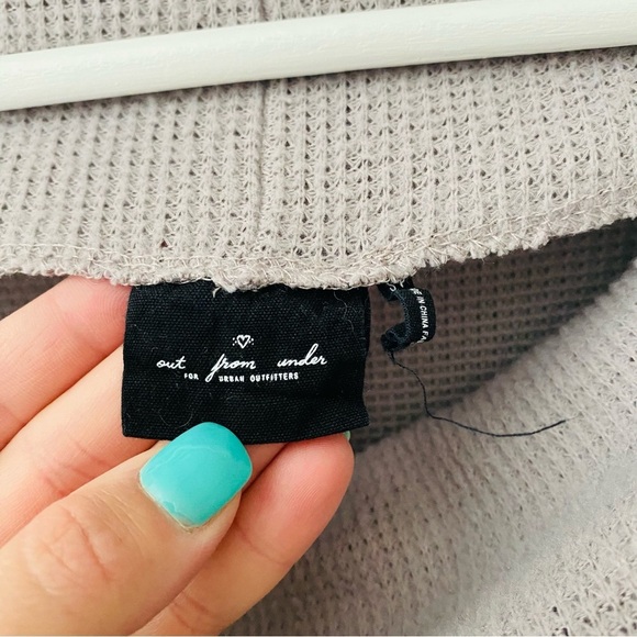 Urban Outfitters Off-the-Shoulder Crop Sweater Dusty Purple Sz Small - Picture 6 of 11